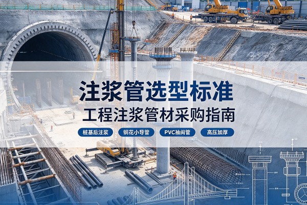 合浦注浆管选型标准