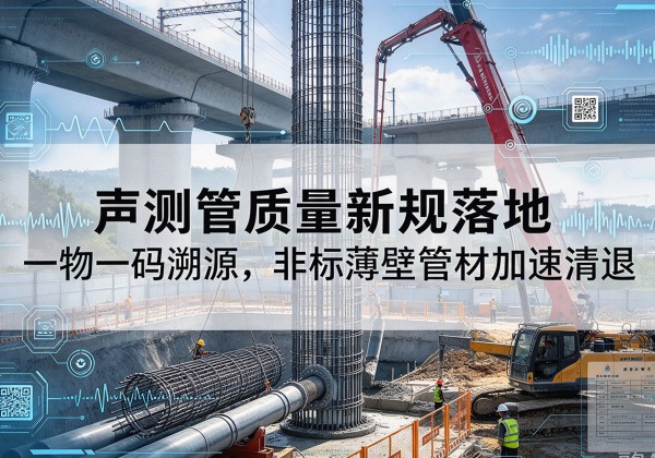 合浦声测管质量新规落地，一物一码溯源，非标薄壁管材加速清退